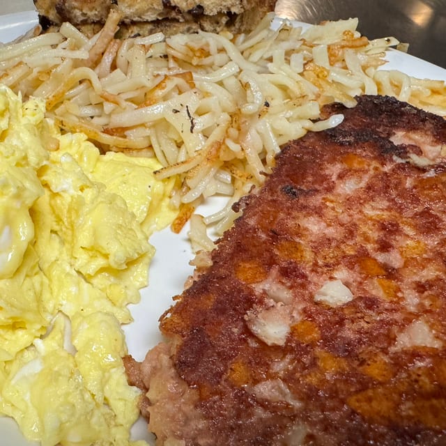 Corned Beef Hash Platter.