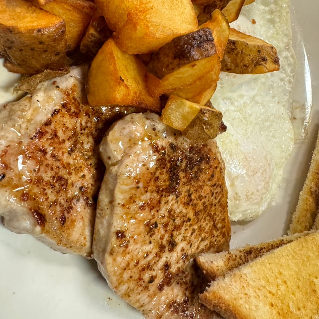 Grilled Pork Loin Platter.