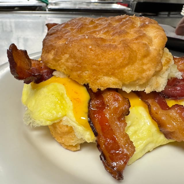 Bacon Biscuit.