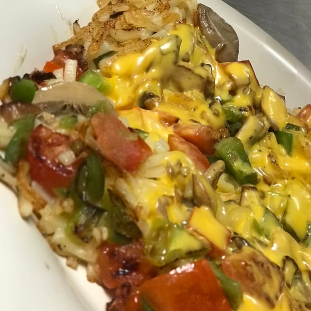 Fresh Veggie Hash Browns.