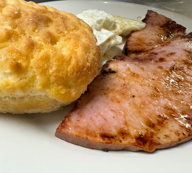 Sugar Cured Ham Platter.