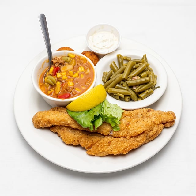 Fried Catfish & Shrimp.