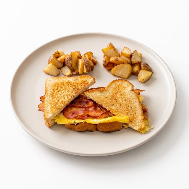 Bacon, Egg & Cheese Sandwich.
